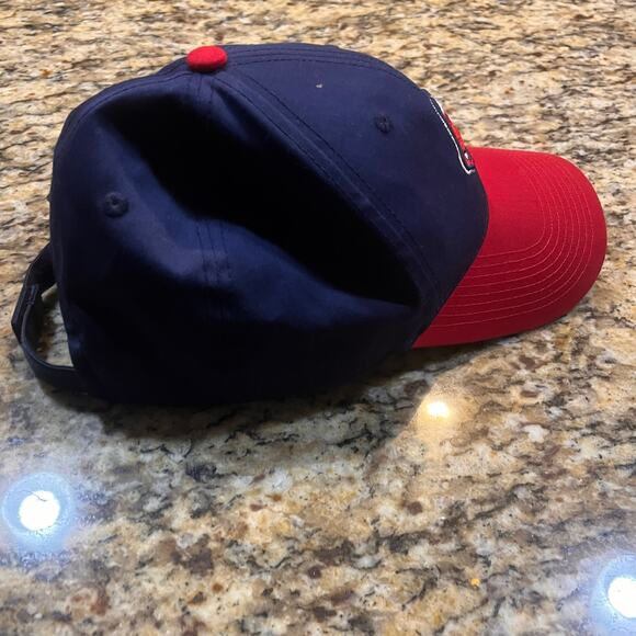 Vintage Wahoo Cleveland Indians Adjustable MLB Baseball Hat Cap Blue Rad - Picture 3 of 9